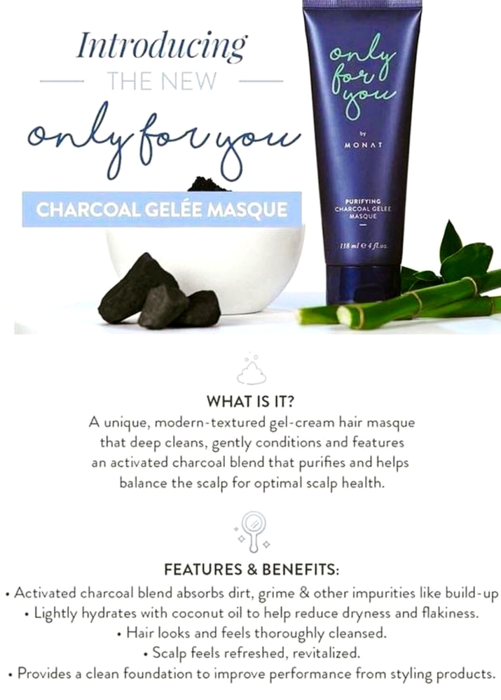Monat CHARCOAL GELÉE
HAIR MASQUE